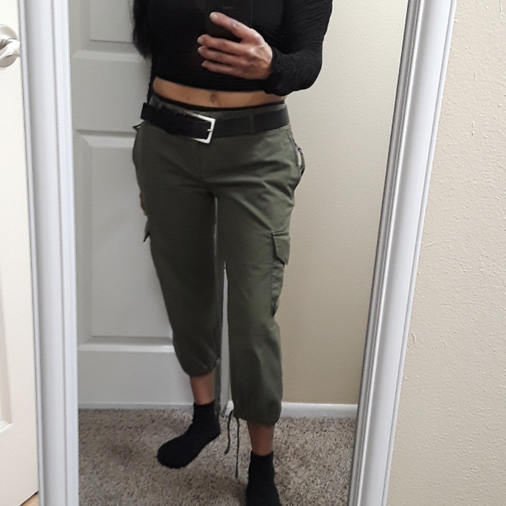 Comptoir Des Cotonniers Army Cargo Crop Pants - Picture 8 of 8